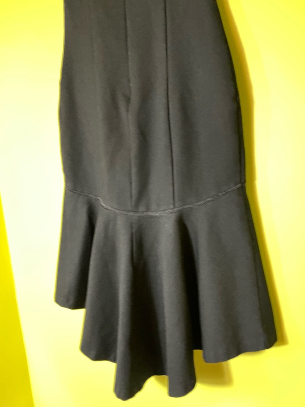 Adelyn Rae Black V-Neck High-Low Dress - Picture 8 of 9